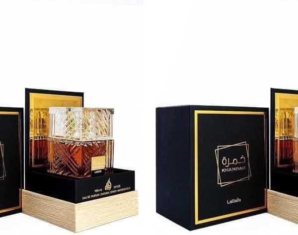 Big Summer Sale Limited Time Offer OMR 9.9：Lattafa Perfumes Khamrah for Unisex Eau de Parfum Spray, 3.4 Ounce (Pack of 2)